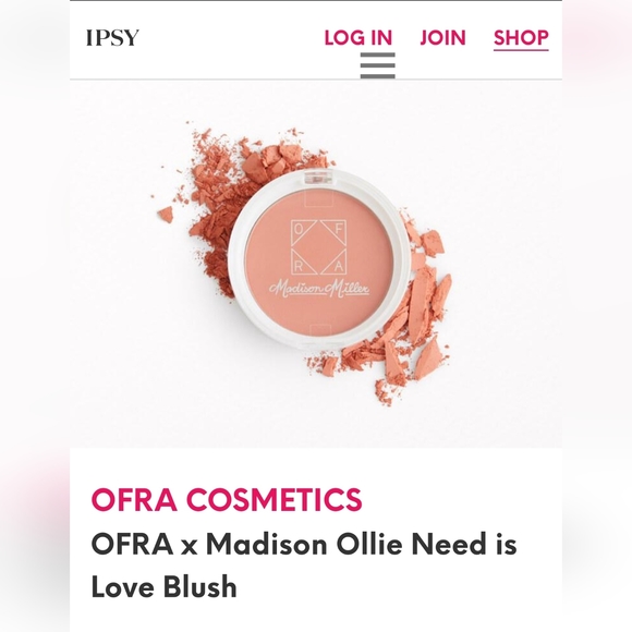 NEW Ofra × Madison Miller Ollie Need Is Love Blush Full Size NWOB - Picture 4 of 5